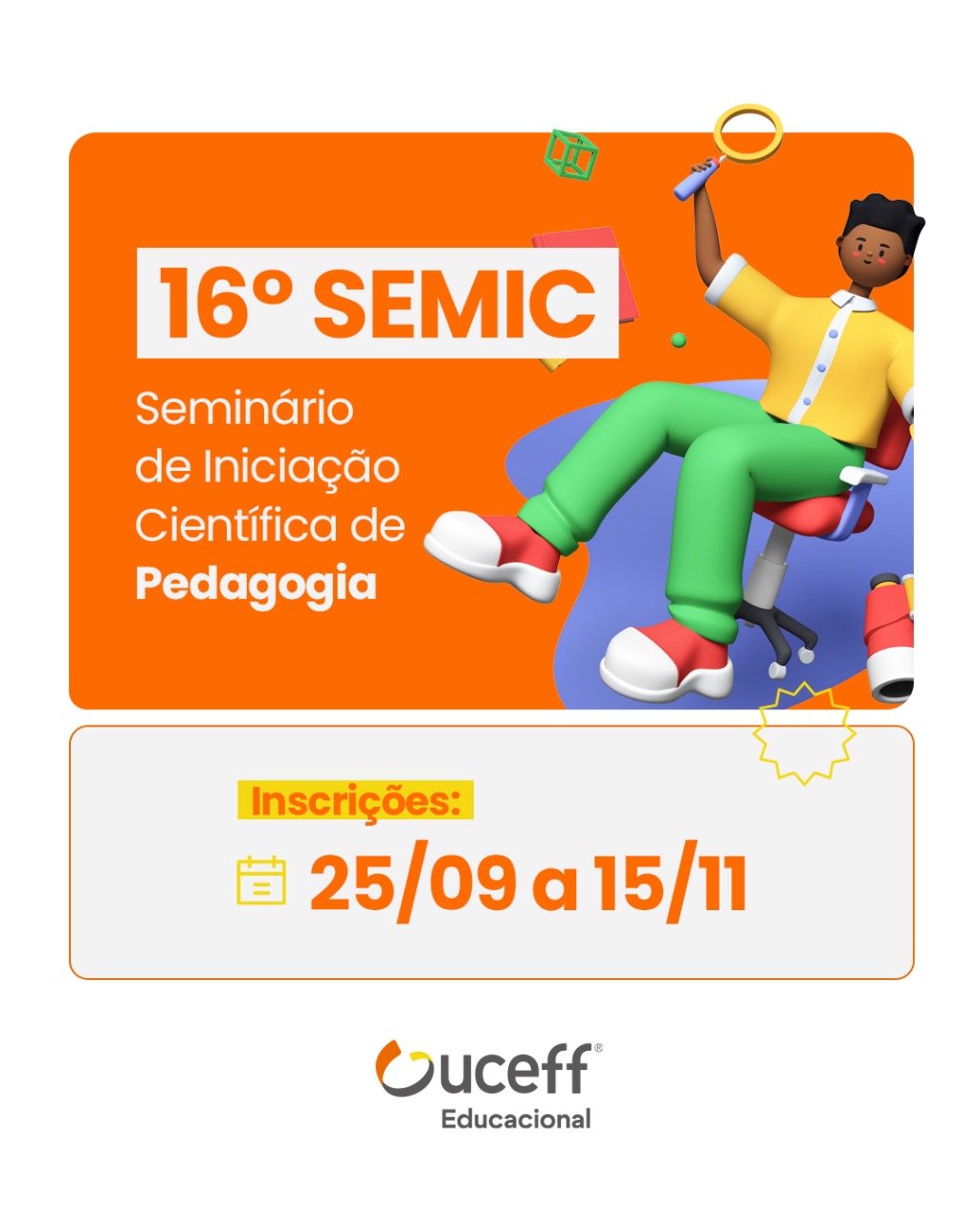 					Visualizar n. 16 (2025): 16º Seminário de Iniciação Científica de Pedagogia
				